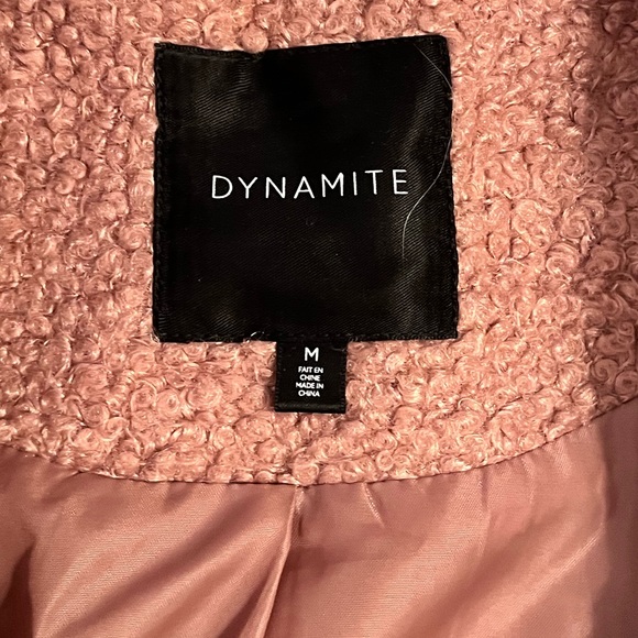 Dynamite blush rose teddy jacket - Picture 3 of 4